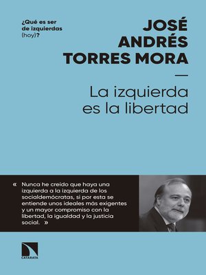 cover image of La izquierda es la libertad